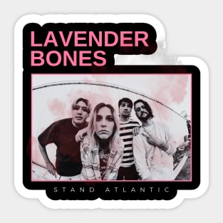 lavender bones - vintage minimalism Sticker